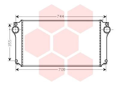 VAN WEZEL Интеркулер 53004362